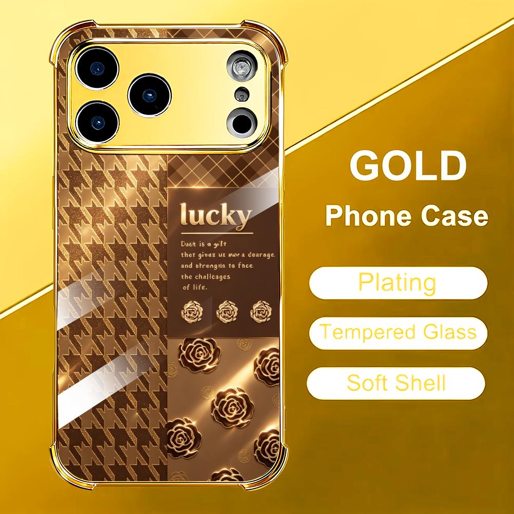 Phone Cases Rhode - ブラウンの高級ファッションガラス製スマホケース、iPhone用、rhode用、iPhone 17、16、15、14、13、12 Pro Plus用