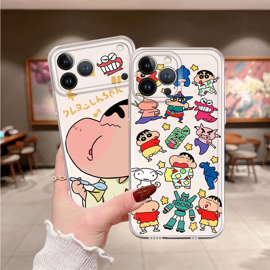 Phone Cases Xs Max - クールなクレヨンしんちゃんソフトフォンカバーケース iPhone 17 Pro Max 12