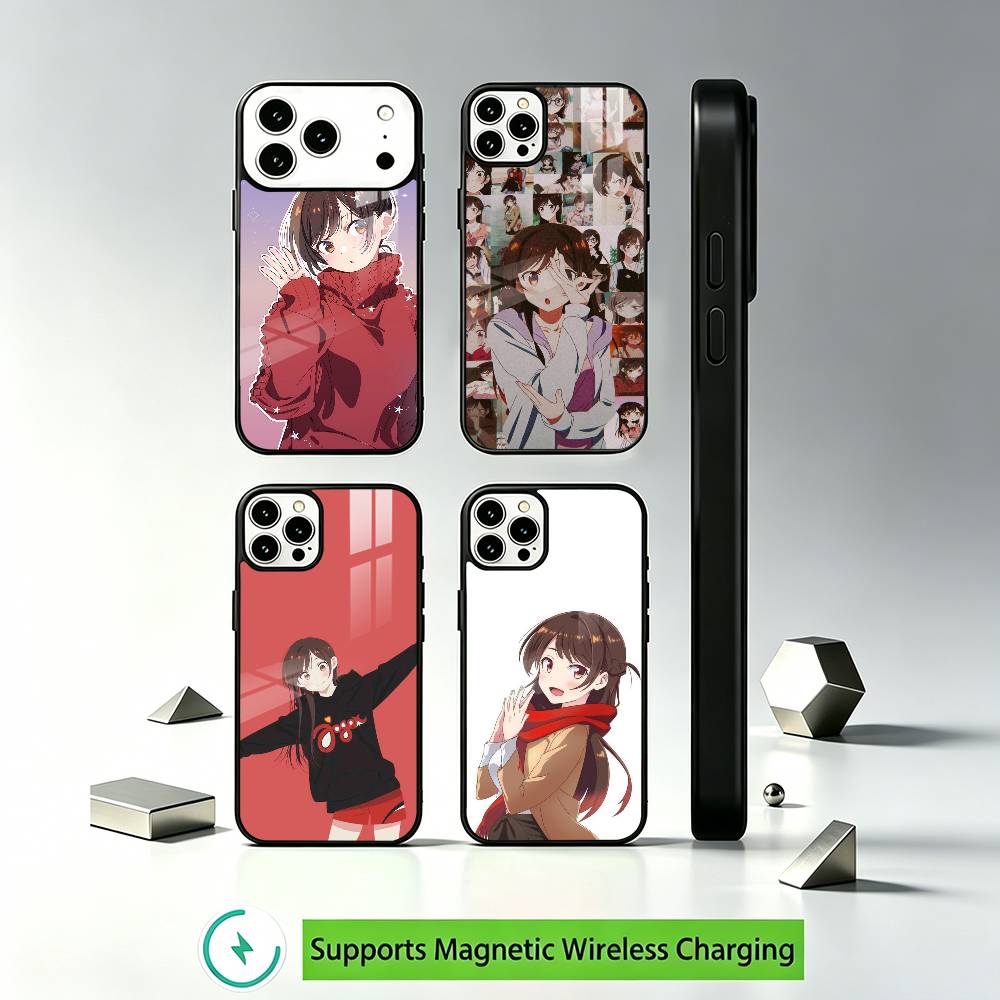 Phone Cases Com - レンタル彼女 ロマンコメディ ホットフォンケース iPhone17,16,15,14,13,12 Plus,Pro対応 マグネット式ワイヤレス充電対応