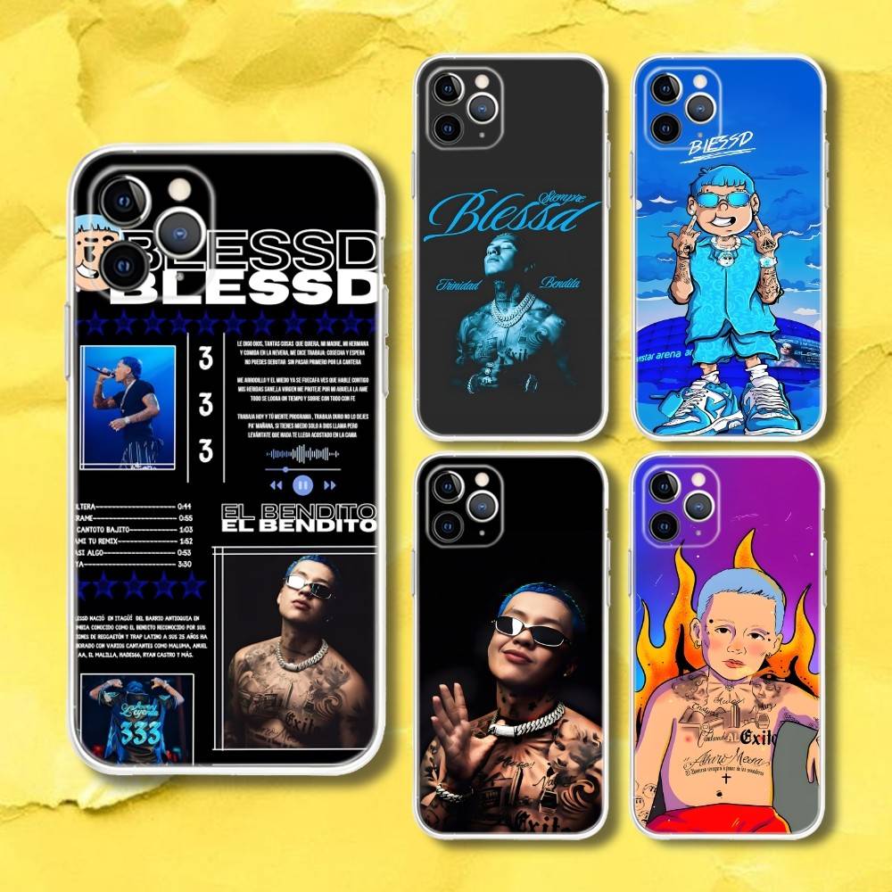 Phone Cases Trinidad - B-Blessd TRINIDAD BENDITA 透明電話ケース iPhone 17,13,15,12,11,14,16