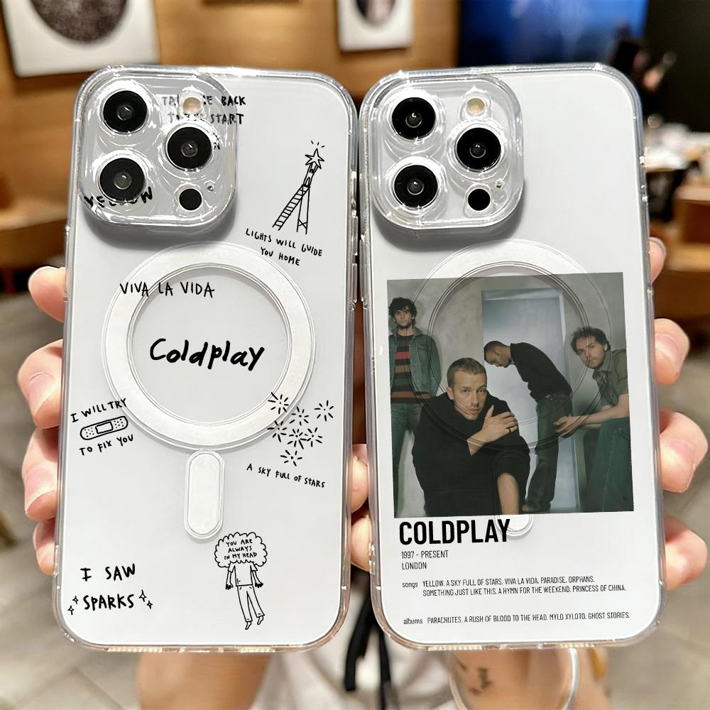 Phone Cases Clear - C-Coldplay ラッパー風クールなスマホケース iPhone 17 16 15