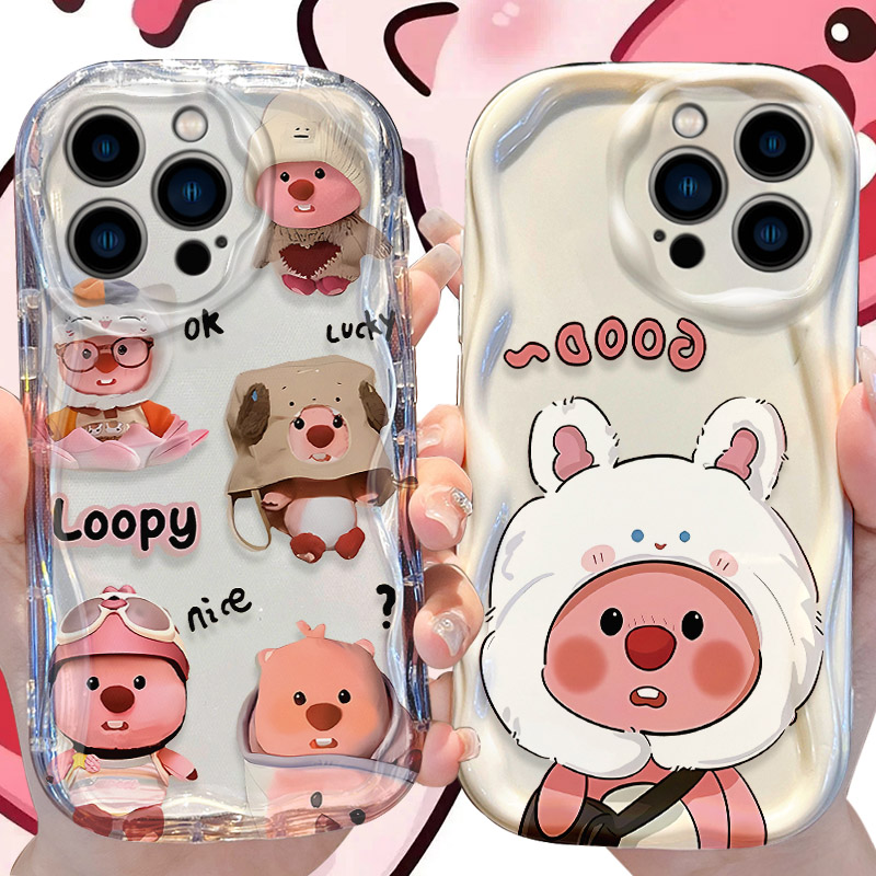 Phone Cases Loopy - Loopy-iPhone用の波状のソフトシリコンケース,iPhone 16,15,14 pro max,13,12 mini,11,xs,x,xr,8,7 plus,se