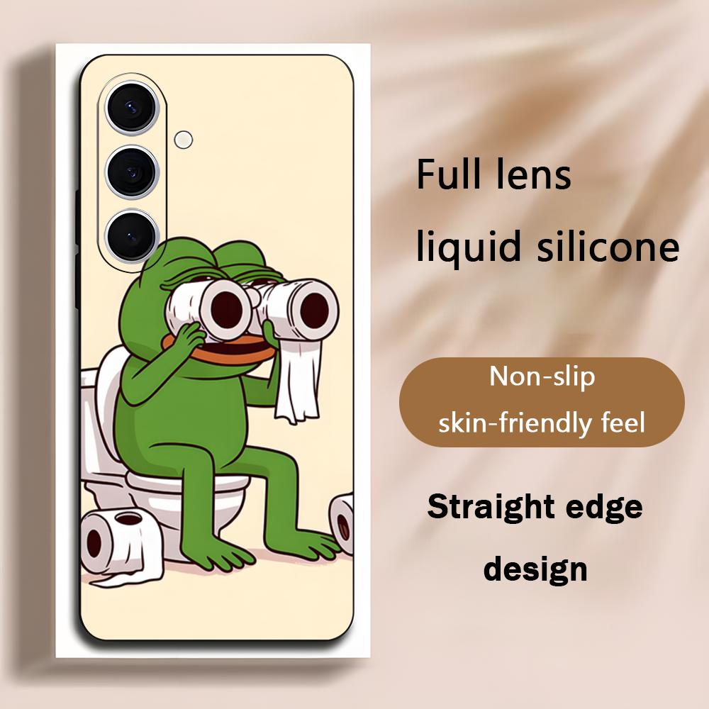 Phone Cases Samsung S23 - 悲しいペペのカエルが描かれたクールなスマホケース、Samsung Galaxy S25 S24 S23 S22