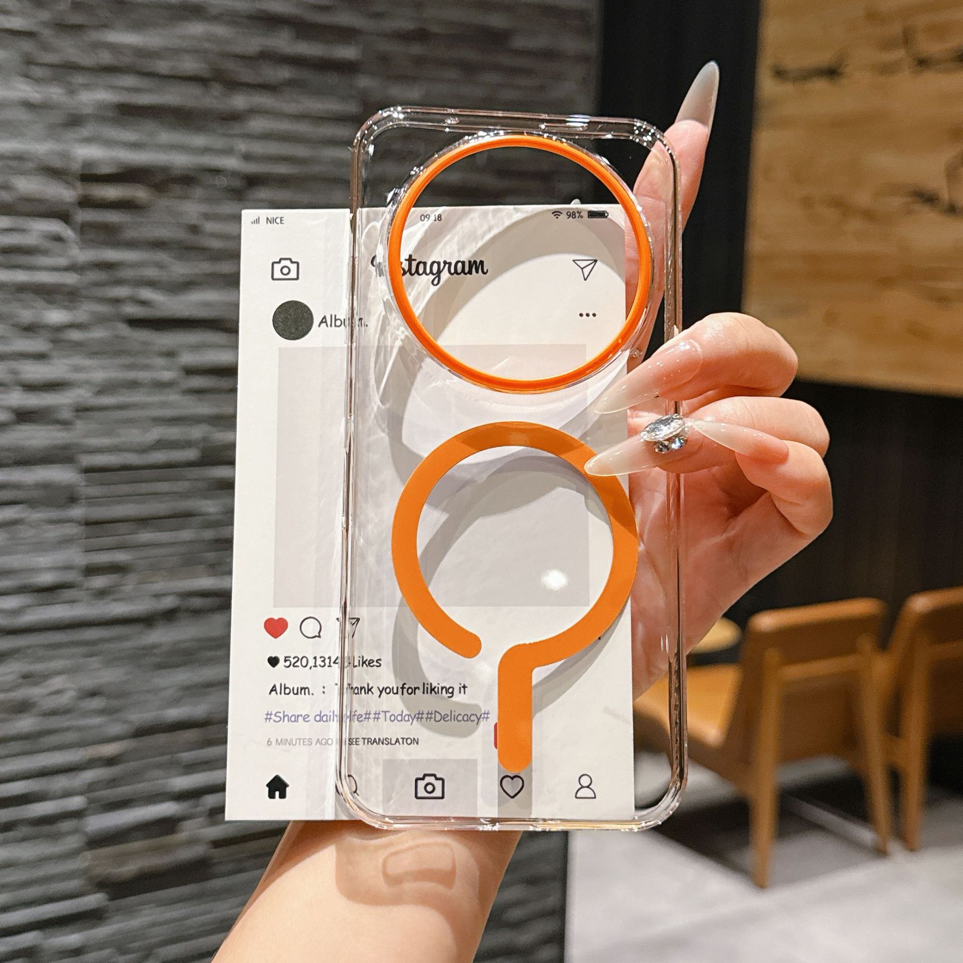Clear Magsafe Case - ファッション高級 HD 透明電話ケース OPPO Find X9