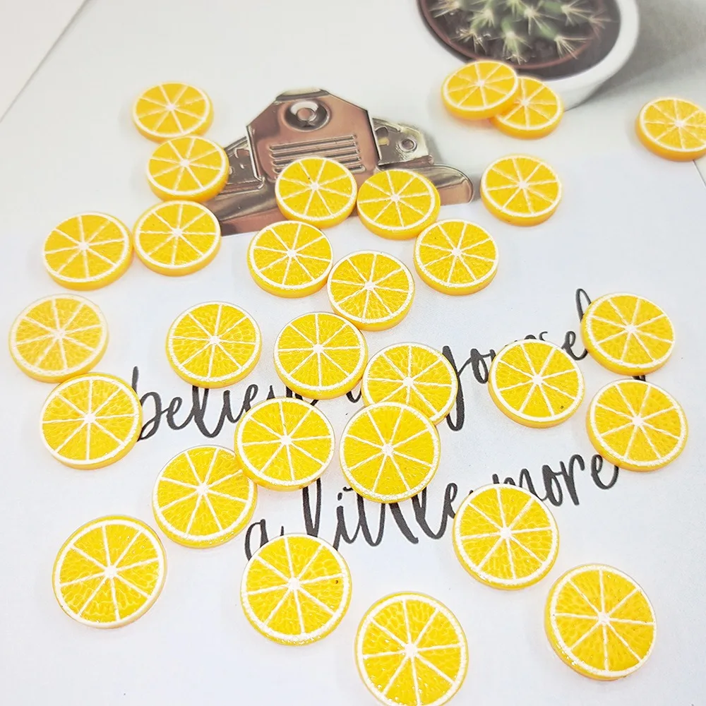 Phone Cases Orange - 10 個模擬オレンジオーナメント DIY アクセサリーフルーツ樹脂クリームジェル電話ケースモデルヘアクリップアクセサリー