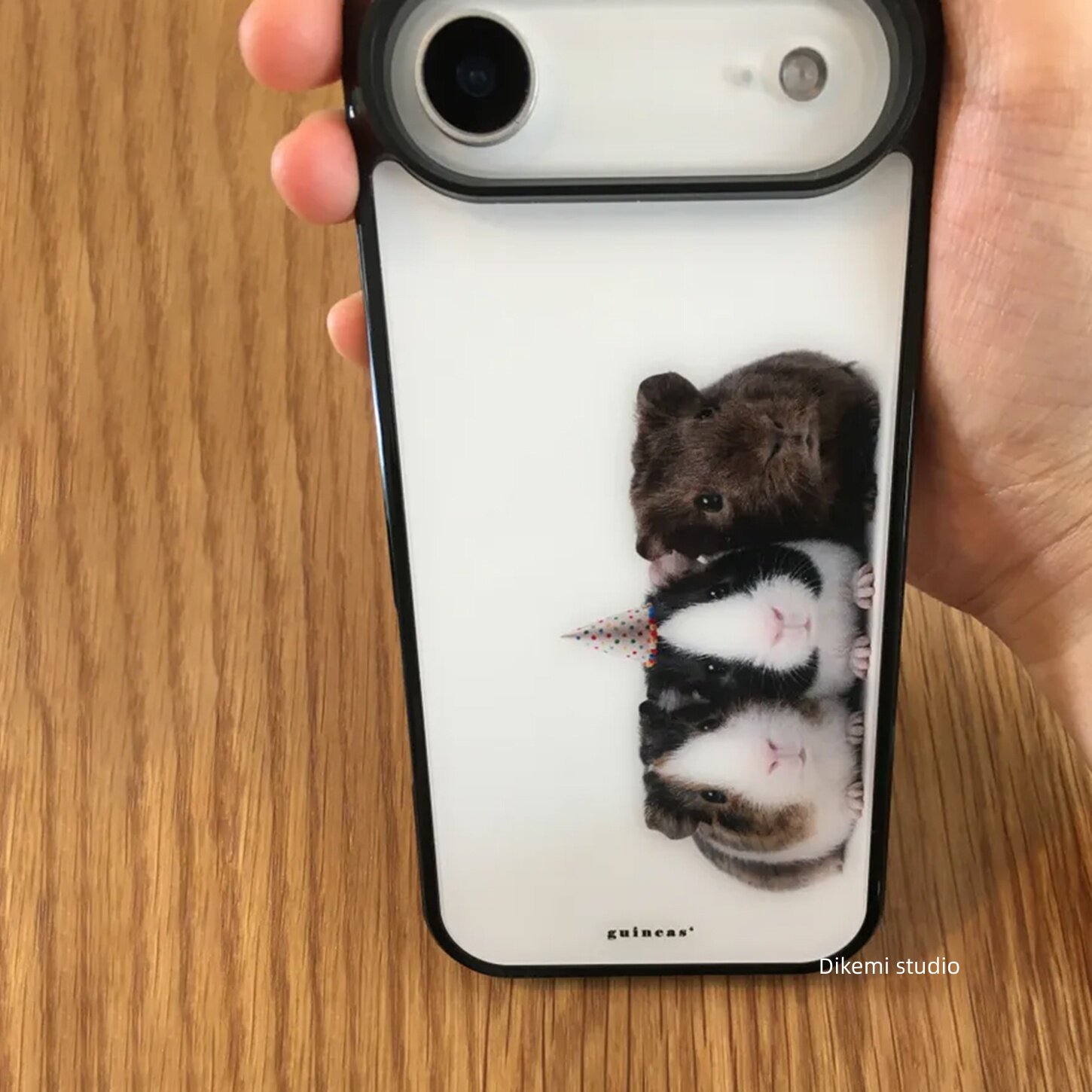 Phone Cases Durable - 韓国の可愛い三匹のモルモット柄iPhoneケース iPhone 17 Air 16 Pro