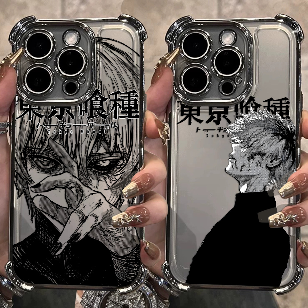 Phone Cases Tokyo - 新登場クールな東京喰種アニメメッキ加工スマホケース Samsung S26 S25 S24 S23