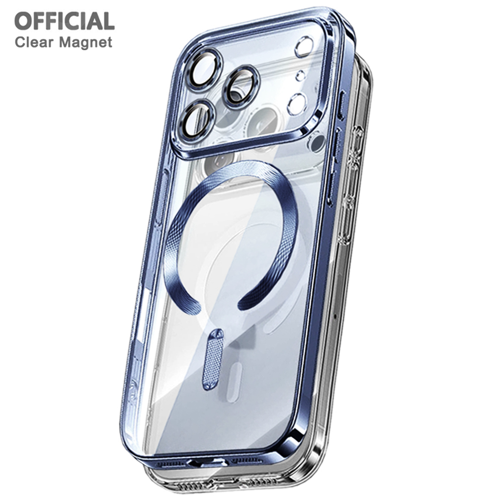 Clear Magsafe Case - オフィシャルマグネットカバー適用Magsafeオリジナルケース Iphone 17 Air 11 12