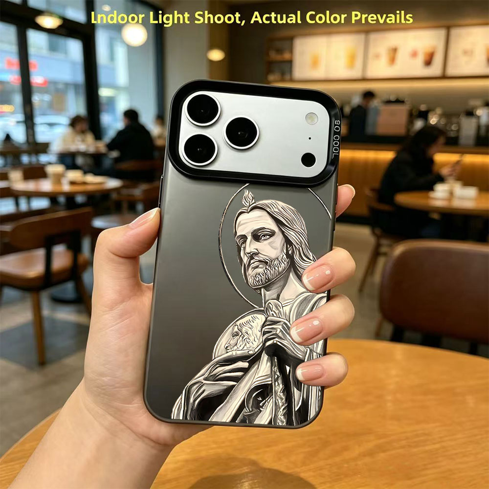 Phone Cases Xs Max - サン・ジュダス・タデオ柄デザインのiPhoneケース（iPhone 18、17、16、15、14、13、12、11 Pro、Xs Max、Plus、Air、Mini、XR、X、17e、16e対応）保護カバー