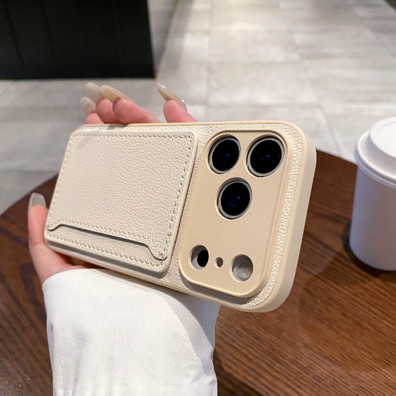 Phone Cases With Wallet On Back - PUレザー財布型スマホケース カードホルダー付き iPhone 17 Air 16