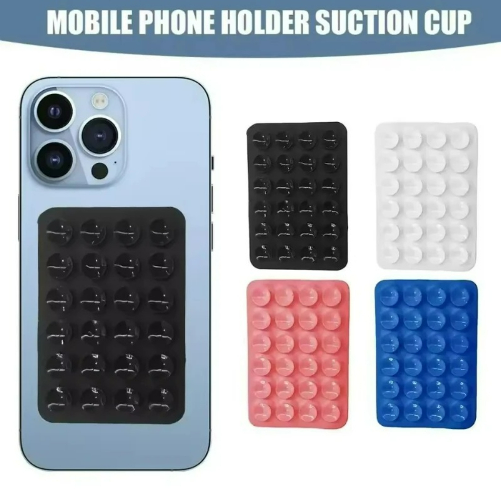 Phone Cases Case - シリコン製スマホホルダー シリコン吸盤式スマホケースマウント キャンディーカラー 自撮りや動画撮影用 滑り止め吸盤式スマホスタンド