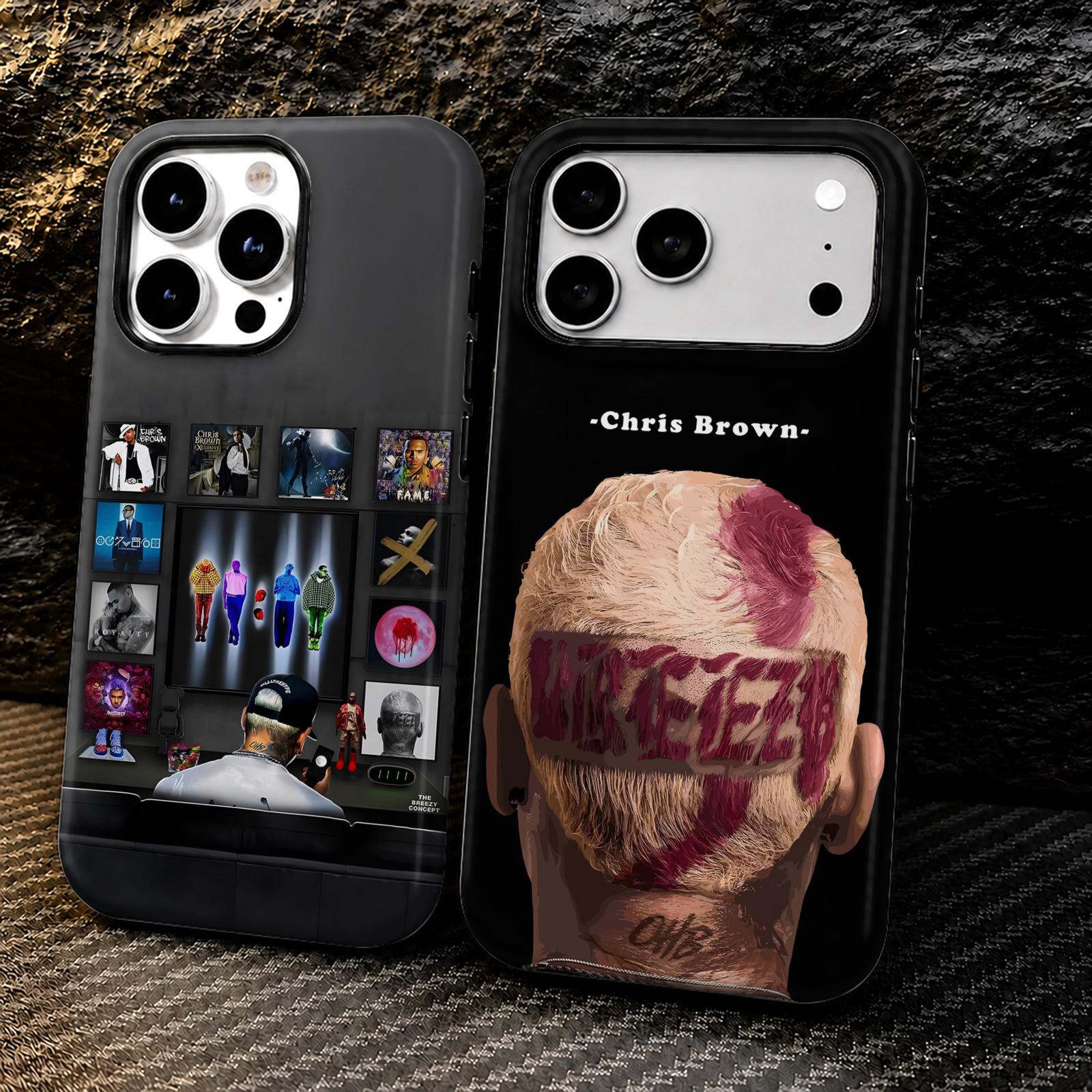 Phone Cases Iphone 16 - ラップC-クリスB-ブラウン iPhone 17 16 15 14