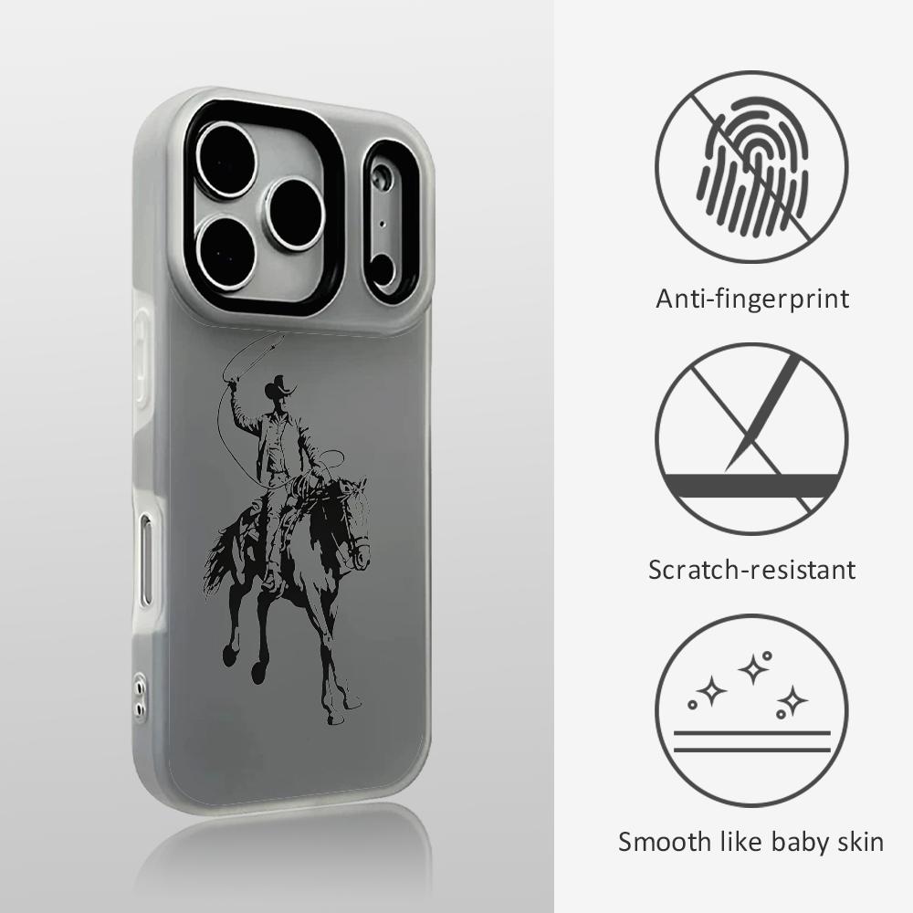 Phone Cases Durable - ウエスタンカウボーイ柄スマホケース iPhone 17 16 15 14