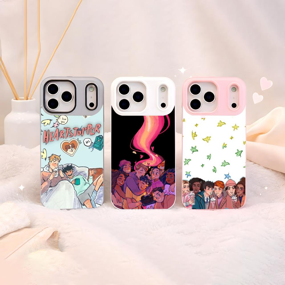 Phone Cases Clear - BLシリーズ ハートストッパー スマホケース クリアジェリー iPhone 12-17対応
