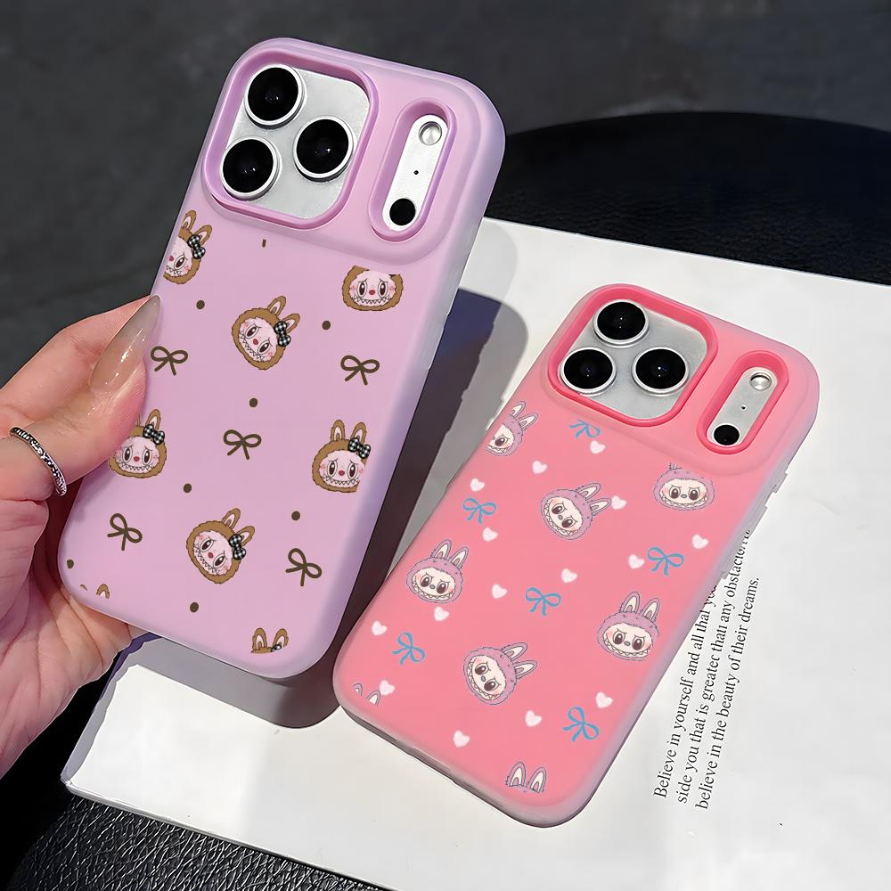 キュートでクールな漫画風ラブブスマホケース、2-in-1着脱 - Phone Cases Clear のレビューと価格