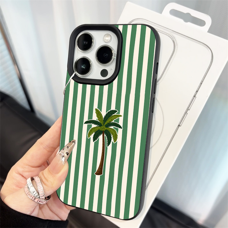 ココナッツツリーストライプ柄スマホケース iPhone Ai - Phone Cases Xs Max のレビューと価格