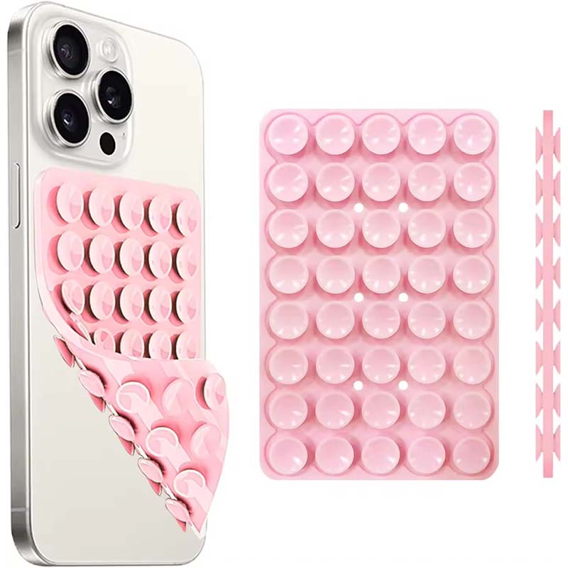 強力な両面グリップ付きシリコン吸盤式スマホスタンド、ビデオ固 - Phone Cases Case のレビューと価格