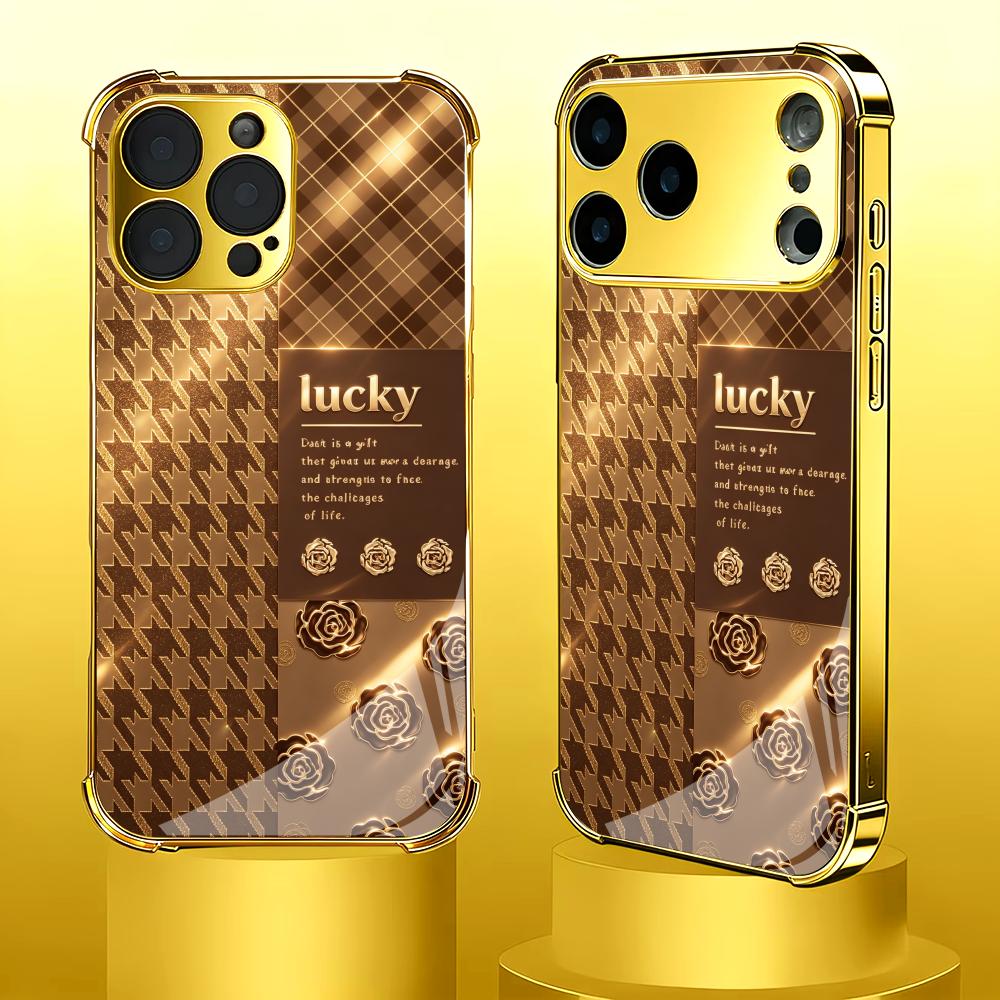 ブラウンの高級ファッションガラス製スマホケース、iPhone - Phone Cases Rhode のレビューと価格