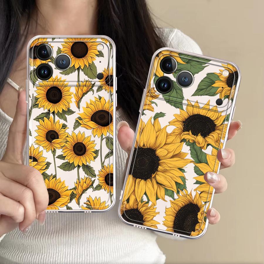 かわいいひまわり柄ケース Apple iPhone 17 P - Phone Cases Clear のレビューと価格