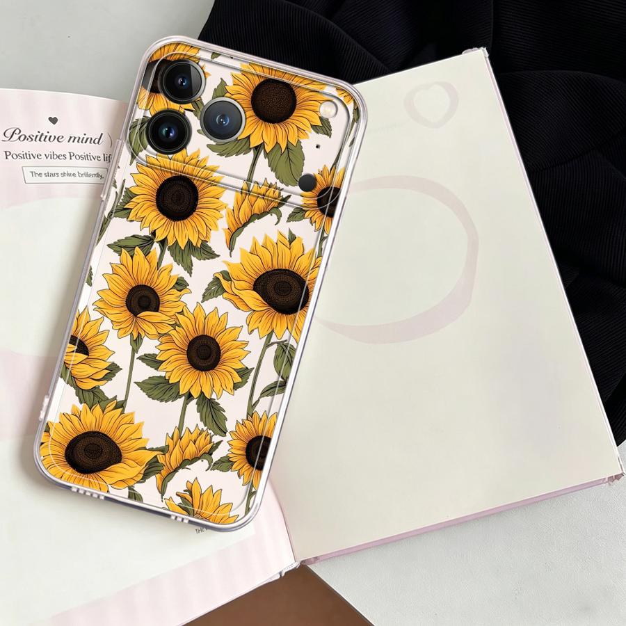 かわいいひまわり柄ケース Apple iPhone 17 P - Phone Cases Clear のレビューと価格