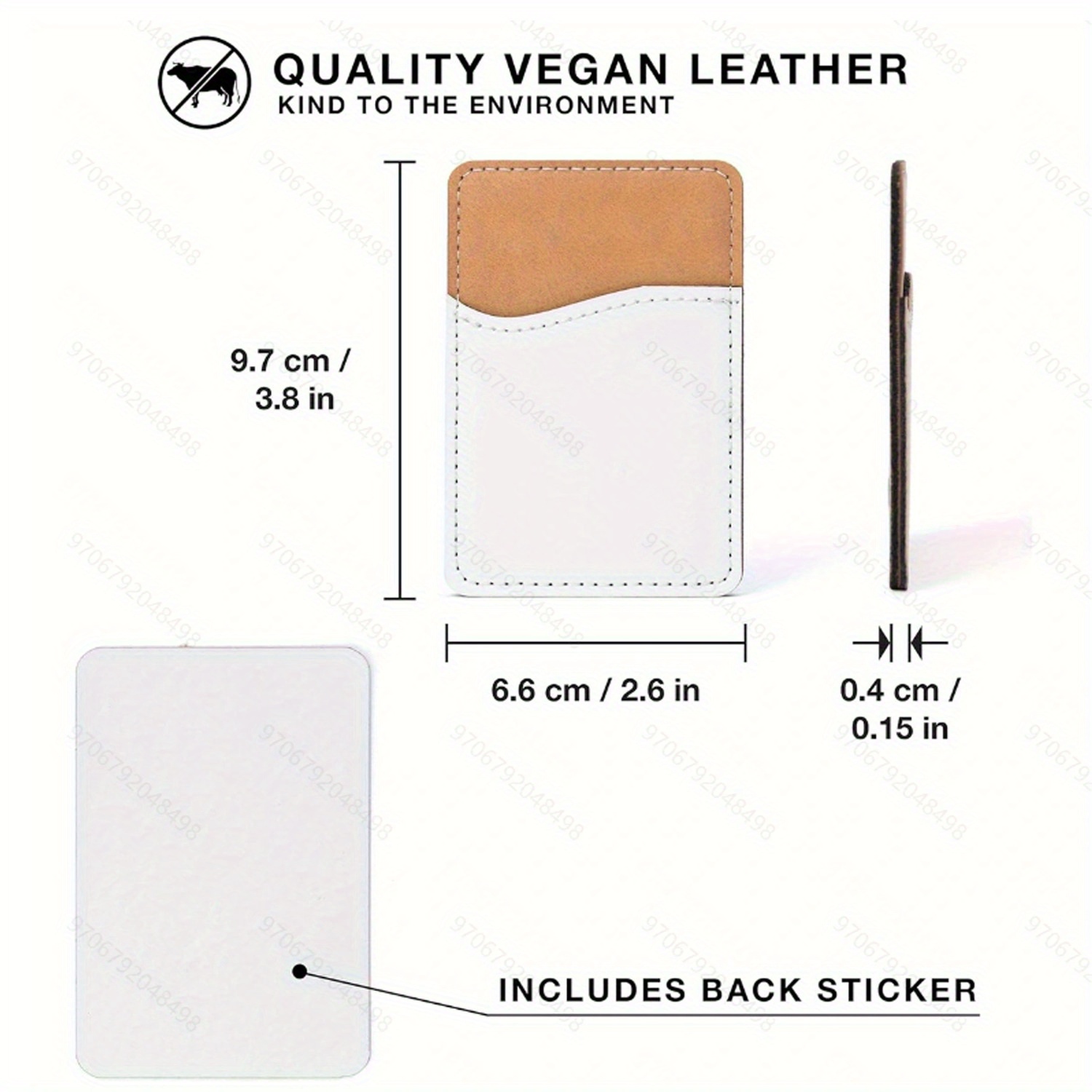 5/10 個の昇華ブランク電話財布、電話の背面用 PU レザ - Phone Cases With Wallet On Back のレビューと価格