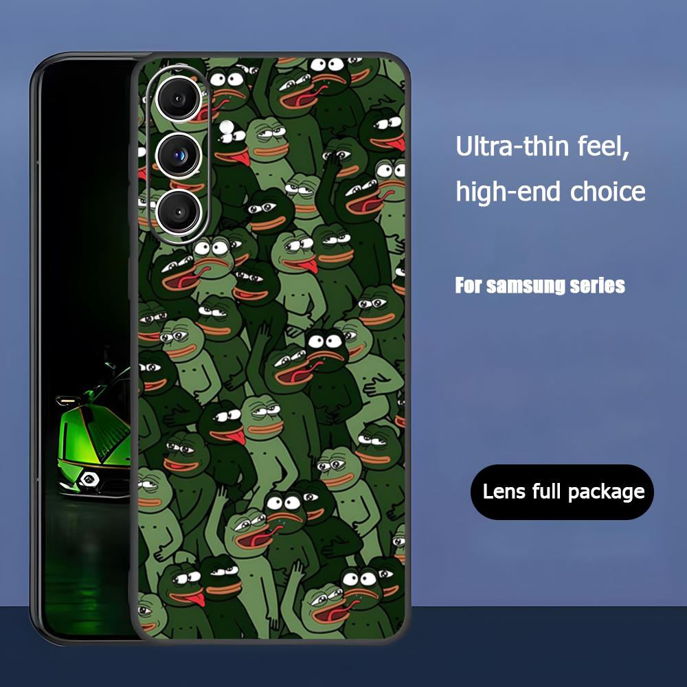 悲しいペペのカエルが描かれたクールなスマホケース、Samsu - Phone Cases Samsung S23 のレビューと価格