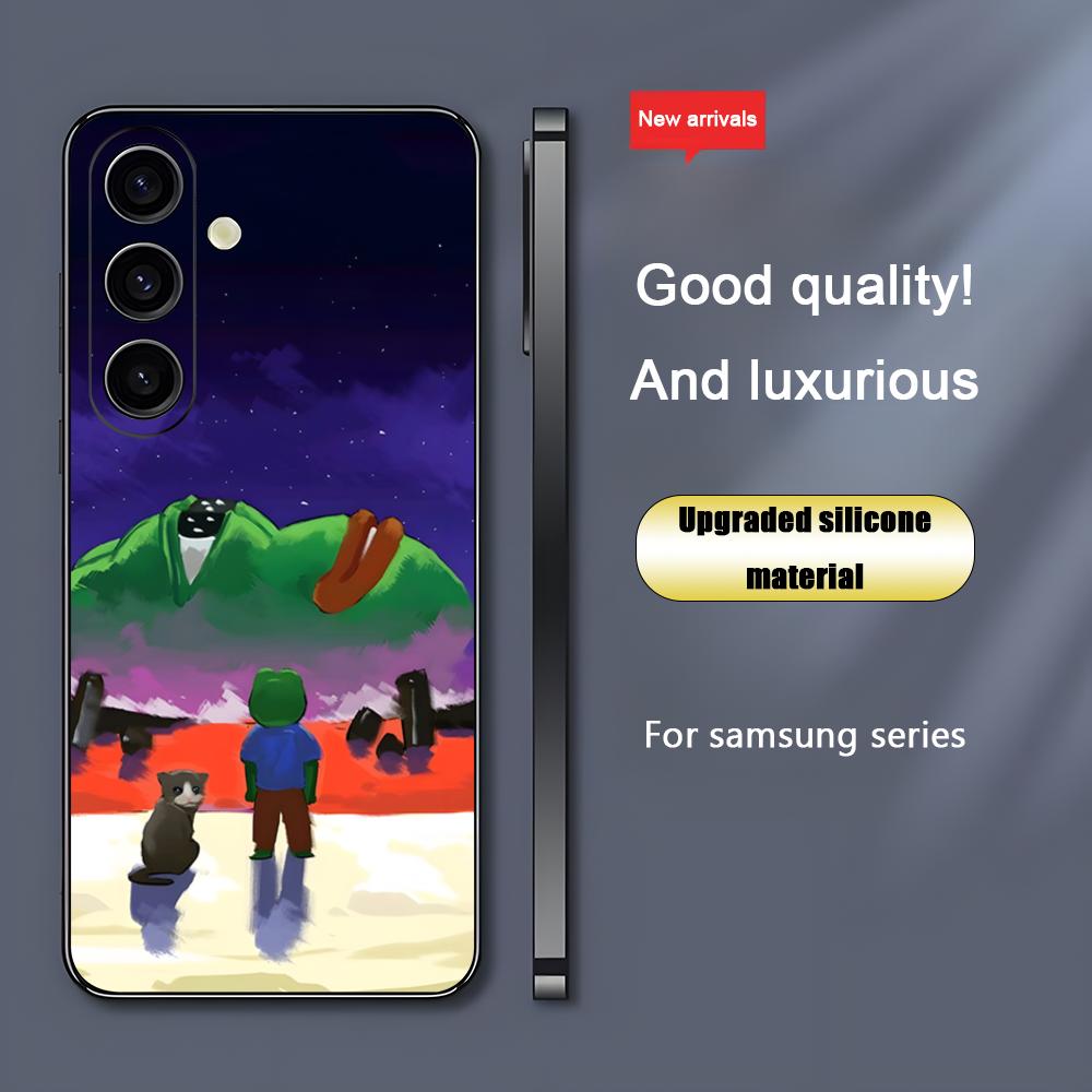 悲しいペペのカエルが描かれたクールなスマホケース、Samsu - Phone Cases Samsung S23 のレビューと価格