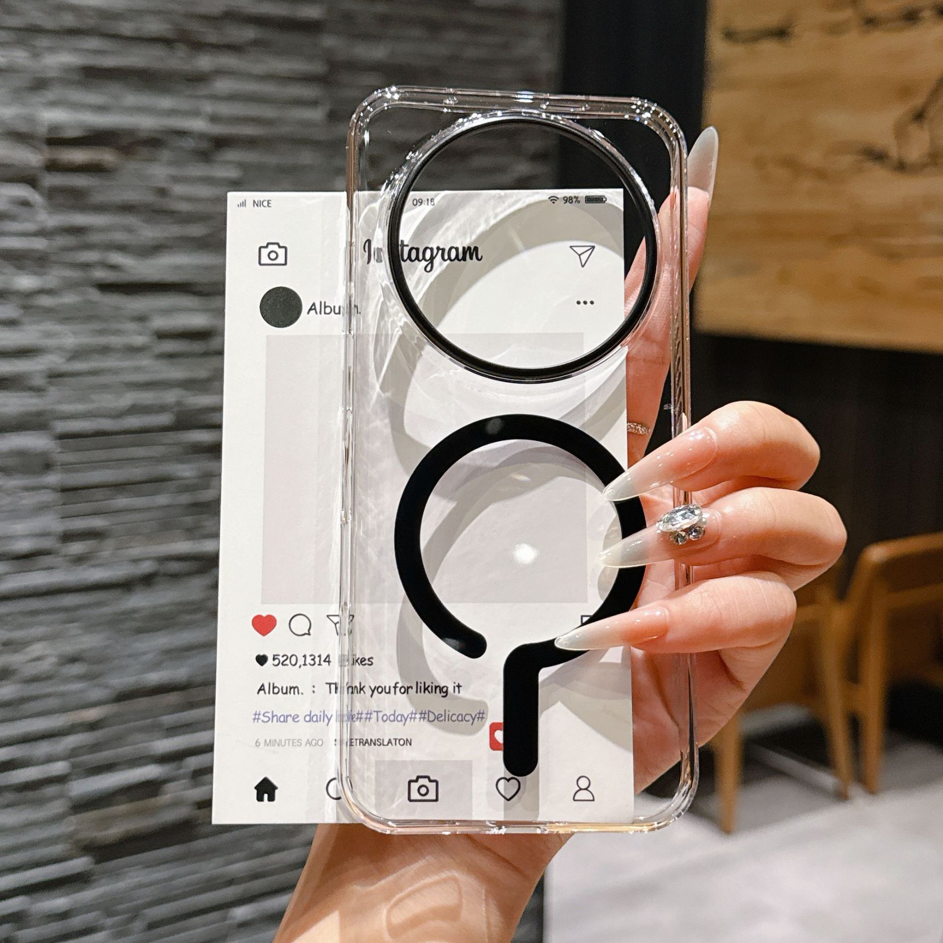 ファッション高級 HD 透明電話ケース OPPO Find  - Clear Magsafe Case のレビューと価格