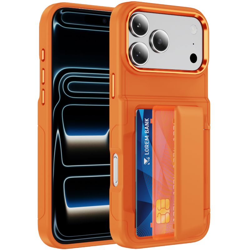 新色ソリッドカラーフロストPCウォレットカードホルダー耐衝撃 - Phone Cases With Wallet On Back のレビューと価格