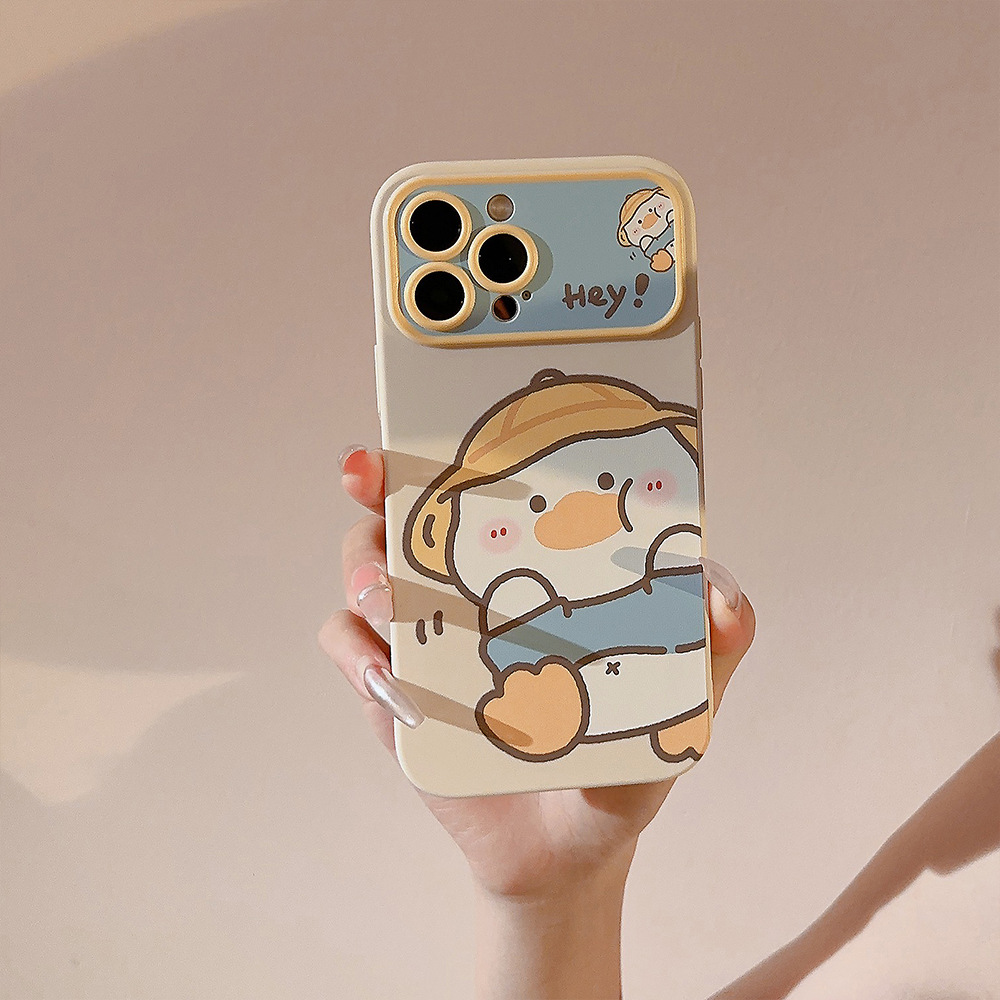 韓国漫画の黄色いアヒル柄iPhoneケース iPhone 1 - Phone Cases Durable のレビューと価格