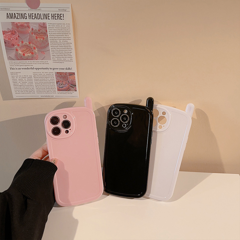 韓国風無地アンテナデザインソフトフォンケース iPhone  - Phone Cases Xs Max のレビューと価格
