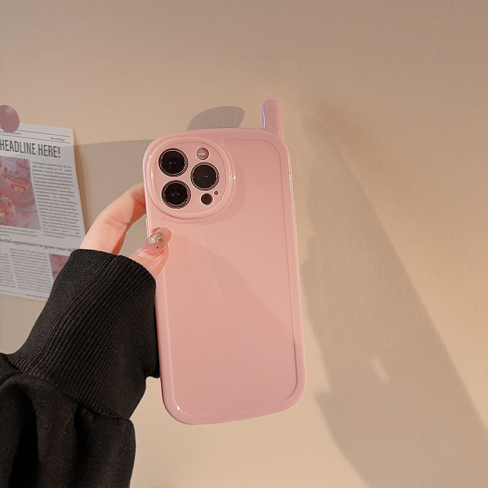 韓国風無地アンテナデザインソフトフォンケース iPhone  - Phone Cases Xs Max のレビューと価格