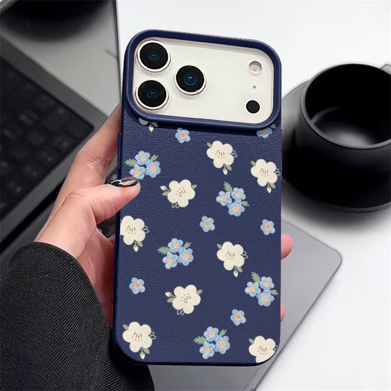 小さな花柄のiPhoneケース iPhone 17e 17  - Phone Cases Leather のレビューと価格