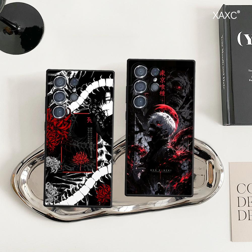 新登場クールな東京喰種アニメスマホケース Samsung G - Phone Cases Tokyo のレビューと価格