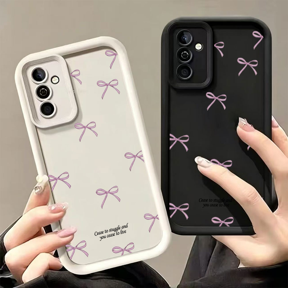 ピンクのリボン柄ソフトTPUスマホケース Samsung G - Phone Cases Samsung S23 のレビューと価格