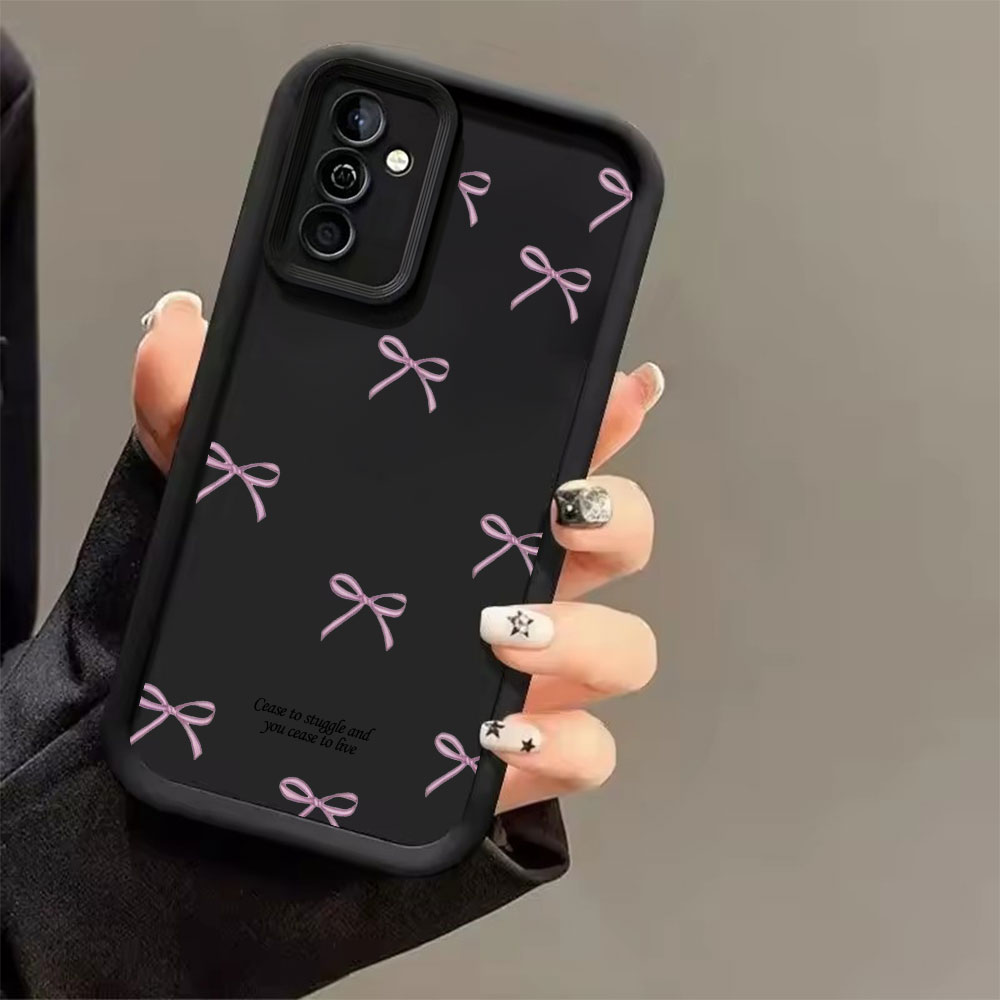 ピンクのリボン柄ソフトTPUスマホケース Samsung G - Phone Cases Samsung S23 のレビューと価格