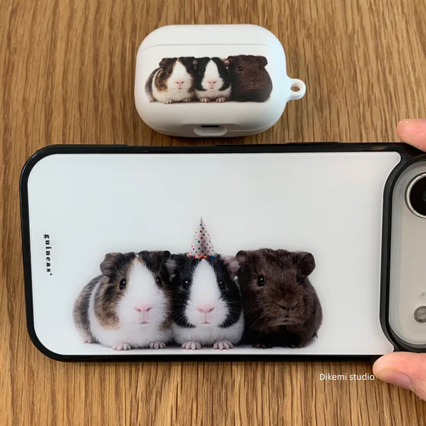 韓国の可愛い三匹のモルモット柄iPhoneケース iPhon - Phone Cases Durable のレビューと価格