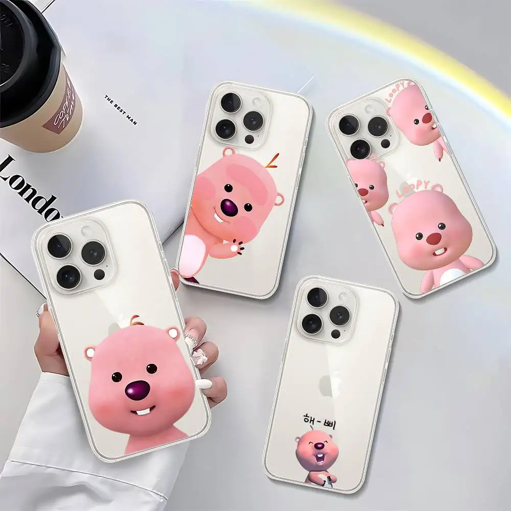 韓国ポロロのかわいいLルーピーiPhoneケース iPhon - Phone Cases Loopy のレビューと価格