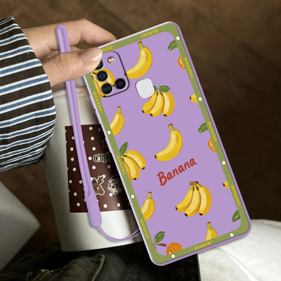 フルーツオレンジケースサムスンギャラクシー A02s A03 - Phone Cases Orange のレビューと価格