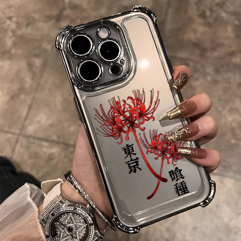 新登場クールな東京喰種アニメメッキ加工スマホケース Sams - Phone Cases Tokyo のレビューと価格