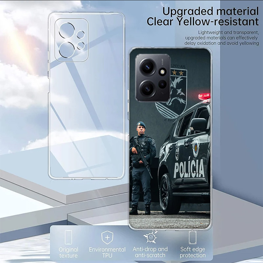 シンボル警察柄スマホケース Redmi Note 14 15 - Phone Cases Com のレビューと価格