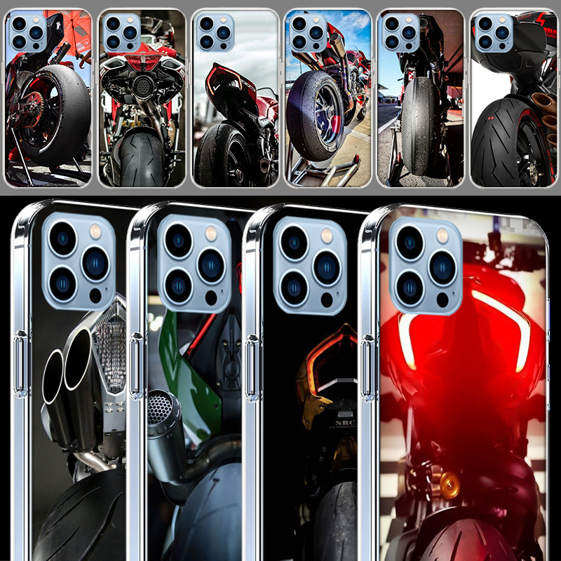 オートバイの後輪排気管風スマホケース iPhone 17E  - Phone Cases Com のレビューと価格