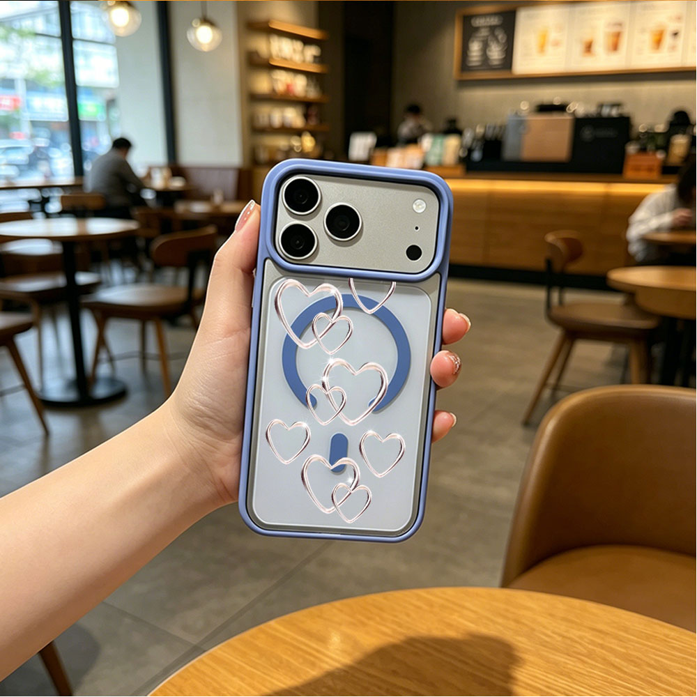 滑り止めクリアスマホケース iPhone 17 16 15  - Clear Magsafe Case のレビューと価格