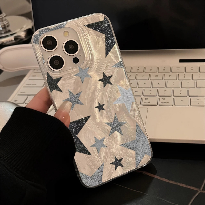 輝く星柄のおしゃれなスマホケース iPhone 17 16  - Phone Cases Xs Max のレビューと価格