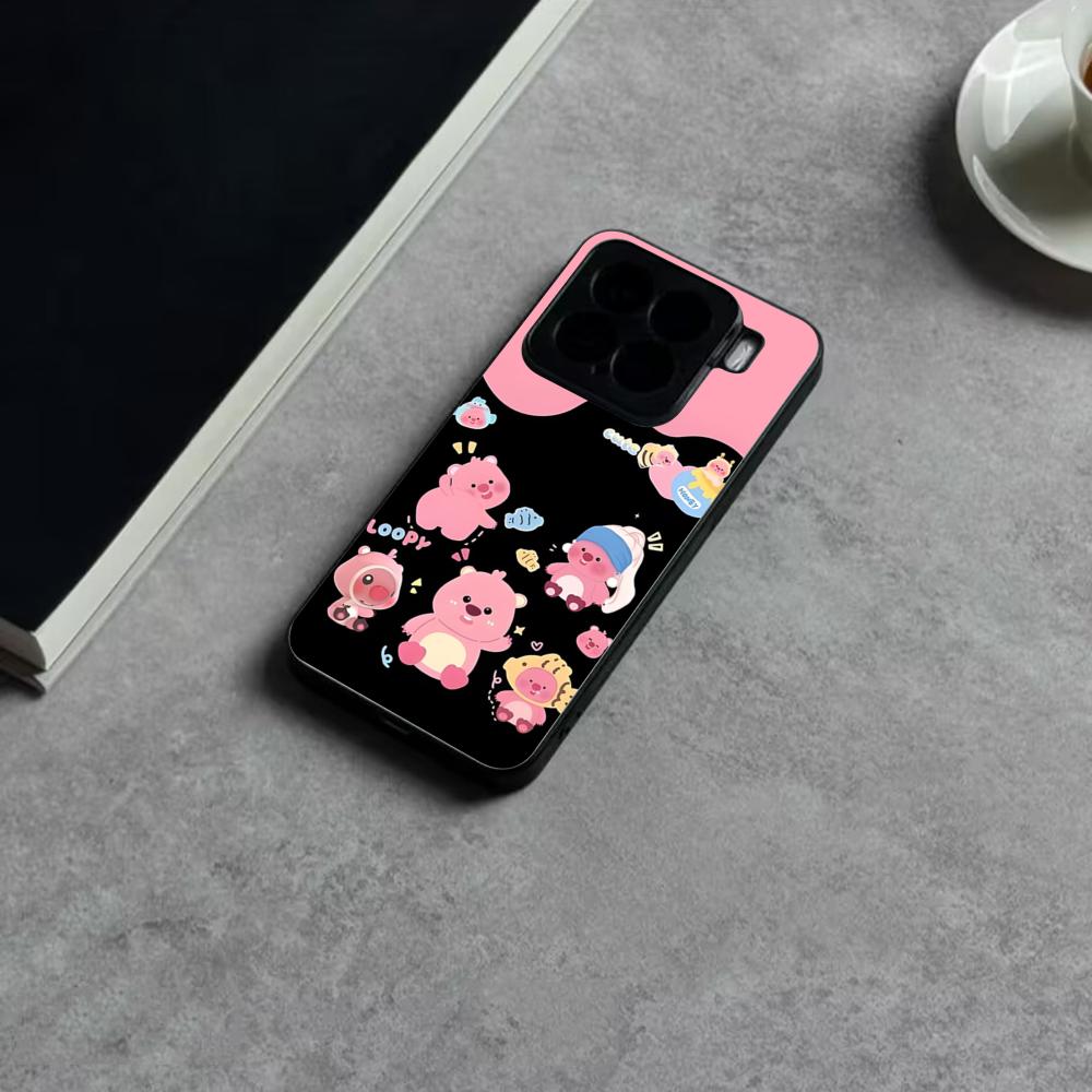 ピンク B-ビーバー ループイズ電話ケース Xiaomi 1 - Phone Cases Loopy のレビューと価格
