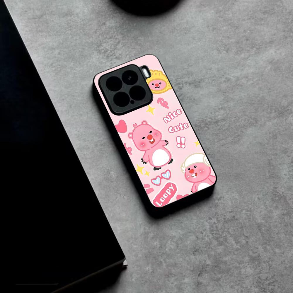 ピンク B-ビーバー ループイズ電話ケース Xiaomi 1 - Phone Cases Loopy のレビューと価格