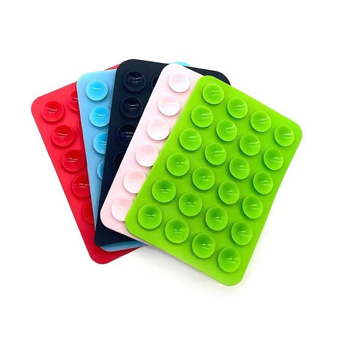 シリコン吸盤式スマホホルダー 正方形 滑り止め背面ステッカー - Phone Cases Case のレビューと価格