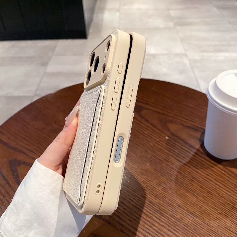 PUレザー財布型スマホケース カードホルダー付き iPhon - Phone Cases With Wallet On Back のレビューと価格