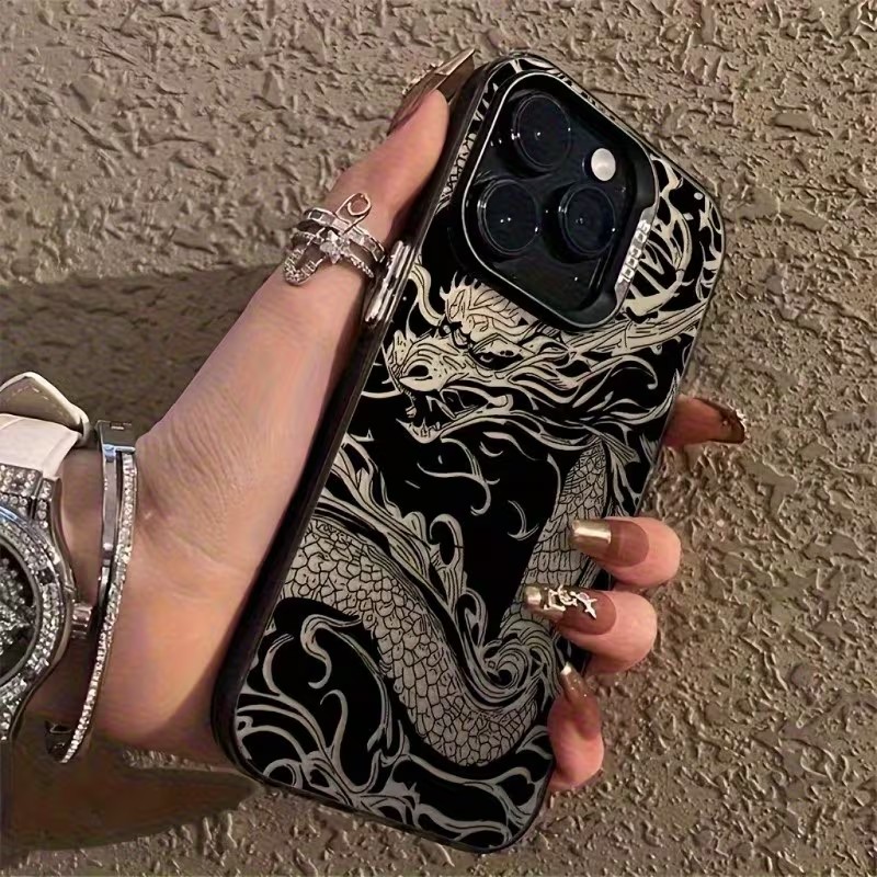 ドラゴントーテム柄スマホケース iPhone 18 17 1 - Phone Cases Xs Max のレビューと価格