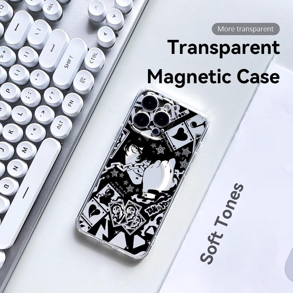 ゲームP-Persona 5 スマホケース マグネット式クリ - Phone Cases Clear のレビューと価格